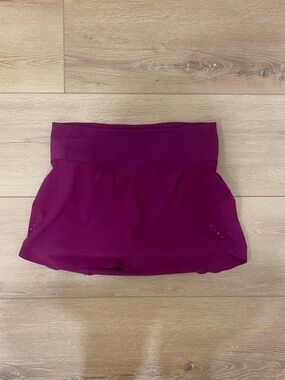 Athleta Deep Pink Performance Skort with Inner Shorts